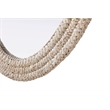 Elegant Decor Oval Cornhusk Mirror 24X36