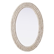 Elegant Decor Oval Cornhusk Mirror 24X36