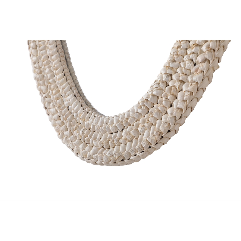 Elegant Decor Oval Cornhusk Mirror 24X42