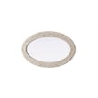 Elegant Decor Oval Cornhusk Mirror 24X42