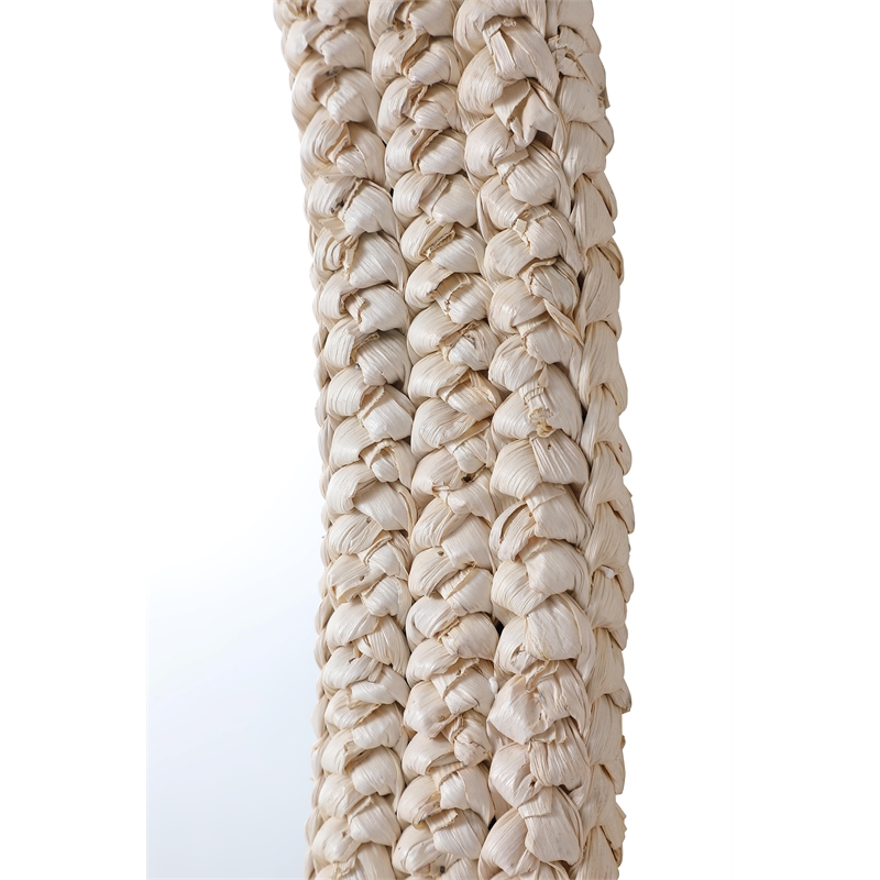 Elegant Decor Oval Cornhusk Mirror 24X42