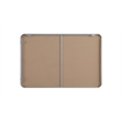 Elegant Decor Contour Metal Rectangle Mirror 28X42 In Silver