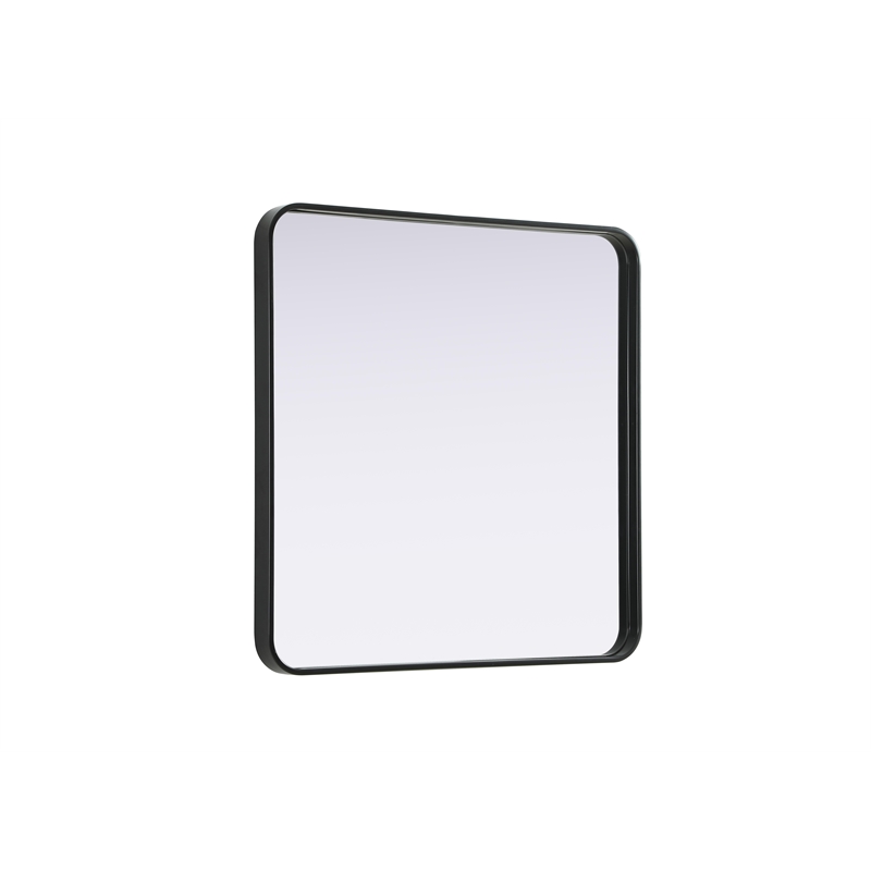 Elegant Decor Contour Metal Square Mirror 30X30