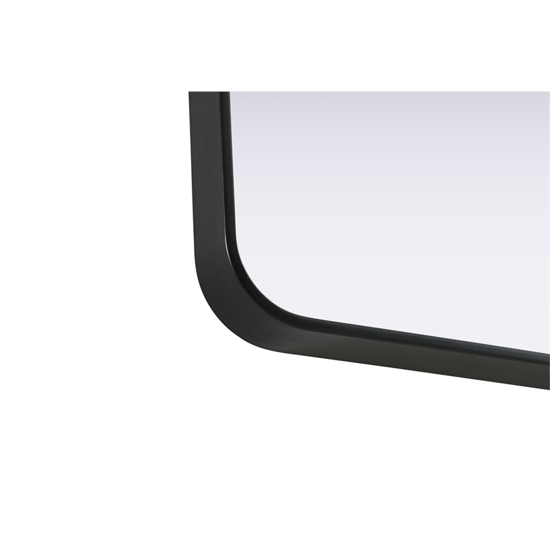 Elegant Decor Contour Metal Square Mirror 30X30