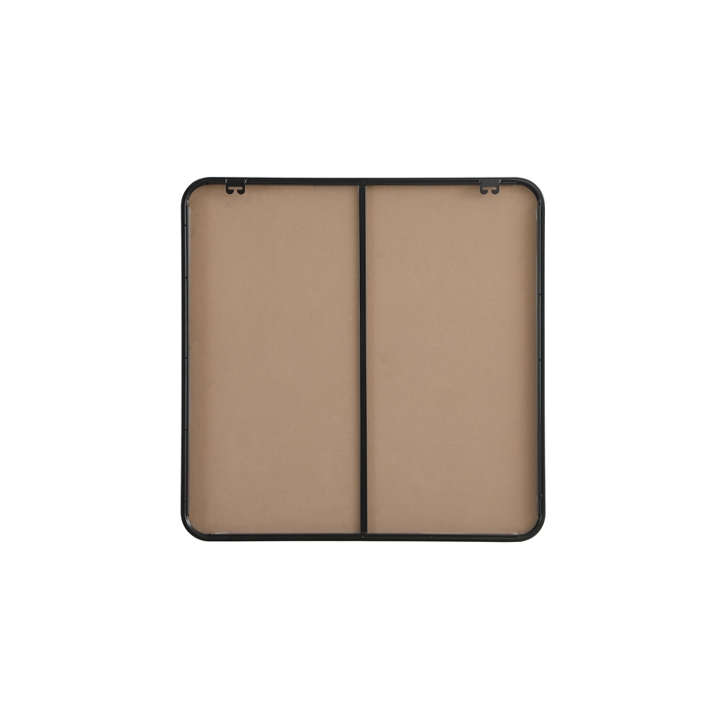 Elegant Decor Contour Metal Square Mirror 30X30