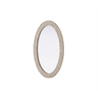 Elegant Decor Oval Cornhusk Mirror 27X42