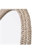 Elegant Decor Oval Cornhusk Mirror 27X42
