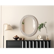 Elegant Decor Oval Cornhusk Mirror 30X36