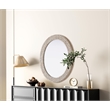 Elegant Decor Oval Cornhusk Mirror 30X36