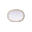 Elegant Decor Oval Cornhusk Mirror 30X42