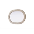 Elegant Decor Oval Cornhusk Mirror 30X42