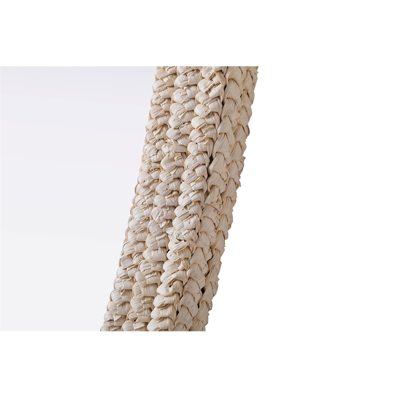 Elegant Decor Oval Cornhusk Mirror 30X42