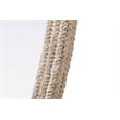 Elegant Decor Oval Cornhusk Mirror 30X42
