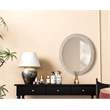 Elegant Decor Oval Cornhusk Mirror 36X42