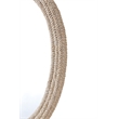 Elegant Decor Oval Cornhusk Mirror 36X42