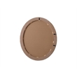 Elegant Decor Oval Cornhusk Mirror 36X42