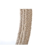 Elegant Decor Oval Cornhusk Mirror 36X42