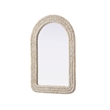 Elegant Decor Arch Cornhusk Mirror 24X36