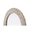 Elegant Decor Arch Cornhusk Mirror 24X36