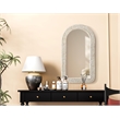 Elegant Decor Arch Cornhusk Mirror 24X42