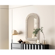 Elegant Decor Arch Cornhusk Mirror 24X42