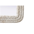 Elegant Decor Arch Cornhusk Mirror 24X42