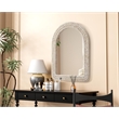 Elegant Decor Arch Cornhusk Mirror 27X36