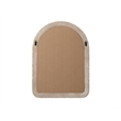 Elegant Decor Arch Cornhusk Mirror 27X36