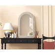Elegant Decor Arch Cornhusk Mirror 27X42