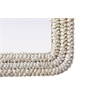 Elegant Decor Arch Cornhusk Mirror 27X42