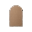 Elegant Decor Arch Cornhusk Mirror 27X42