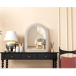 Elegant Decor Arch Cornhusk Mirror 30X36
