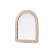 Elegant Decor Arch Cornhusk Mirror 30X36