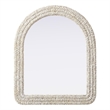 Elegant Decor Arch Cornhusk Mirror 30X36