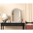 Elegant Decor Arch Cornhusk Mirror 30X42