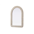 Elegant Decor Arch Cornhusk Mirror 30X42