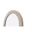Elegant Decor Arch Cornhusk Mirror 30X42
