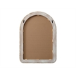 Elegant Decor Arch Cornhusk Mirror 30X42