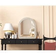 Elegant Decor Arch Cornhusk Mirror 36X42