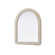 Elegant Decor Arch Cornhusk Mirror 36X42