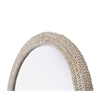 Elegant Decor Arch Cornhusk Mirror 36X42