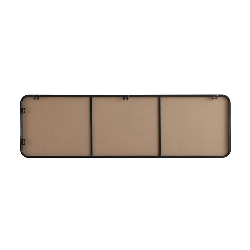 Elegant Decor Contour Metal Rectangle Mirror 18X60