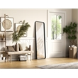 Elegant Decor Contour Metal Rectangle Mirror 18X60