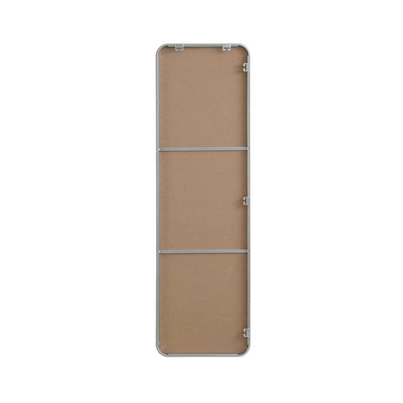 Elegant Decor Contour Metal Rectangle Mirror 18X60