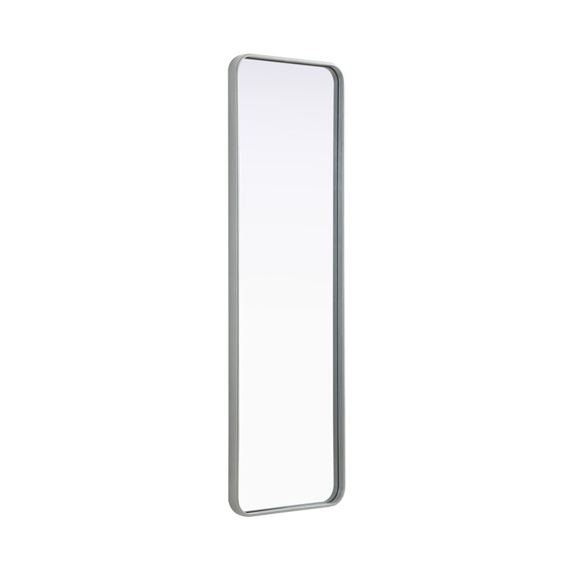 Elegant Decor Contour Metal Rectangle Mirror 18X60