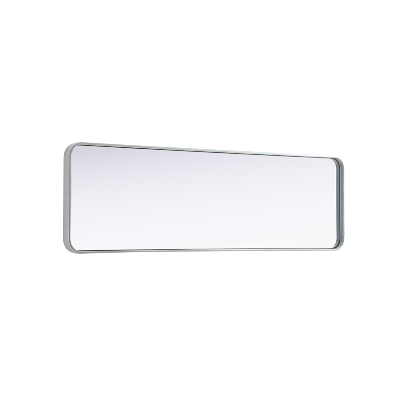 Elegant Decor Contour Metal Rectangle Mirror 18X60