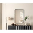 Elegant Decor Contour Metal Rectangle Mirror 20X30
