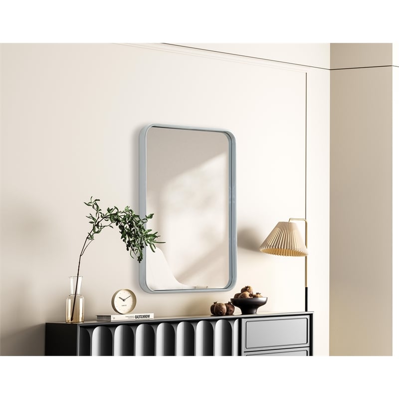 Elegant Decor Contour Metal Rectangle Mirror 20X30