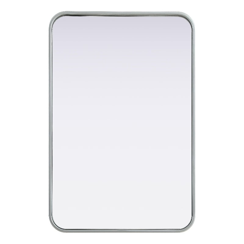 Elegant Decor Contour Metal Rectangle Mirror 20X30