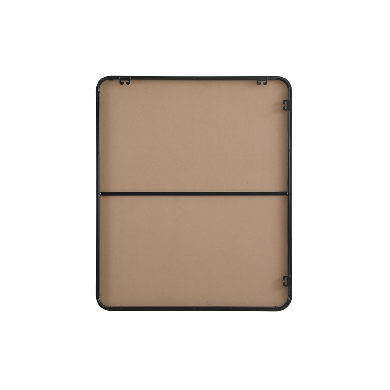 Elegant Decor Contour Metal Rectangle Mirror 30X36